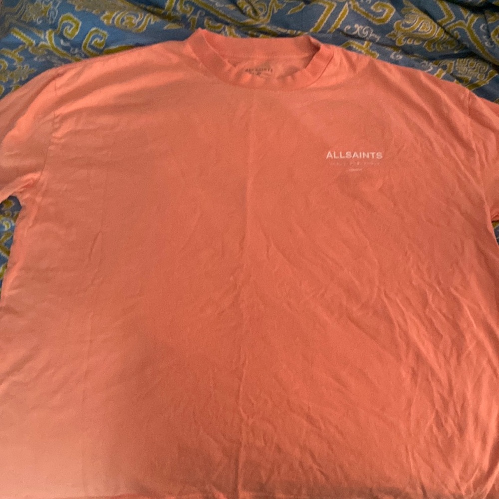 All Saints Underground Oversized Organic Cotton Tshirt XXL
